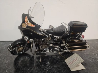 Franklin Mint Harley Davidson 1976 Electra Glide 1200 Diecast Motorcycle - Image 1 of 4