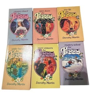 Peggy Books Lot Of 6 Vintage 50’s & 60’s Youth Paperbacks by Dorothy Martin - Picture 1 of 9