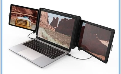 XEBEC Tri-Screen 2 | 10.1" Portable Laptop Monitor | XTS2-4-004180 NEW (H3) - Image 1 of 2