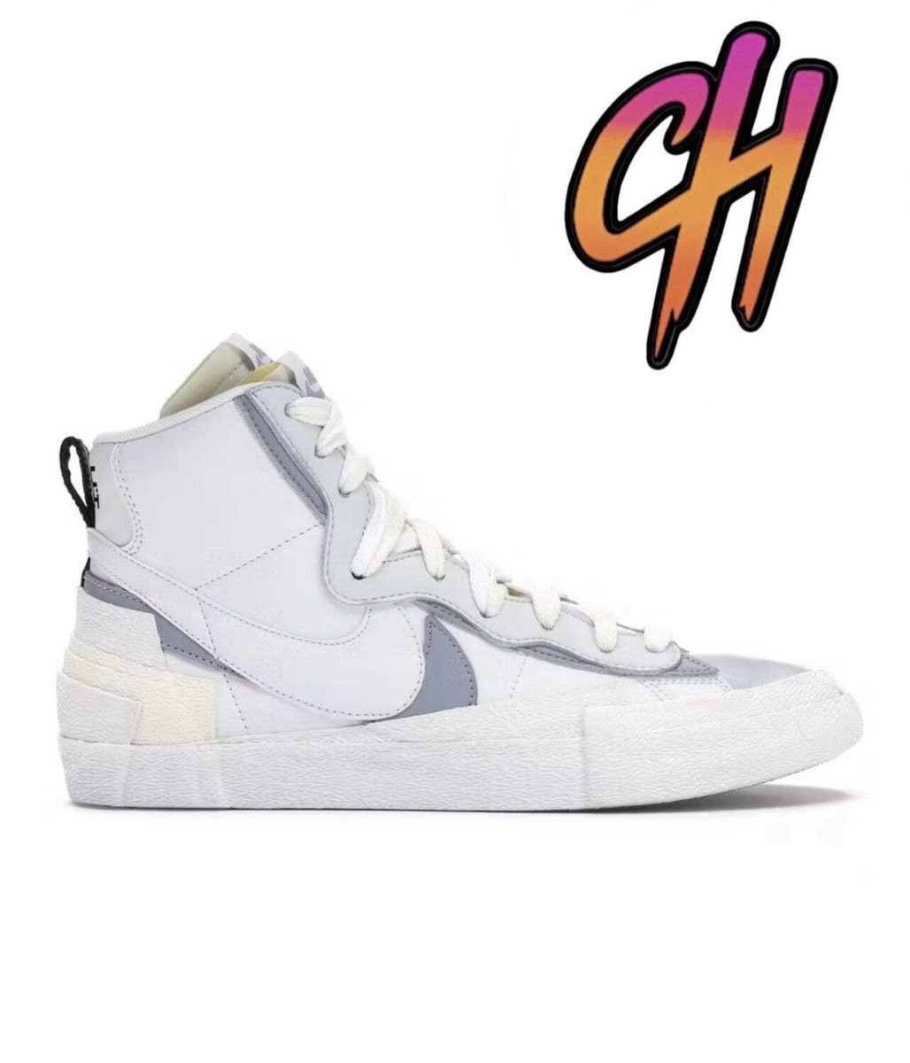 sacai × NIKE BLAZER MID WHITE Nike x sacai Blazer Mid 'White/Wolf Grey' Release Date