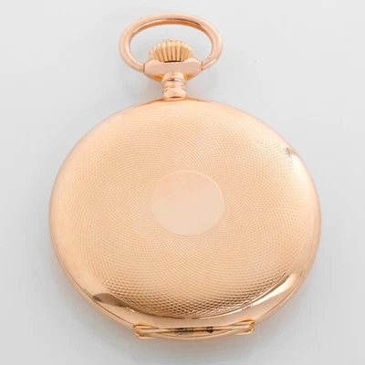 IWC 万国表 14k 金色 56 毫米大号男士古董怀表男士狩猎表 — 第 1/4 张图片