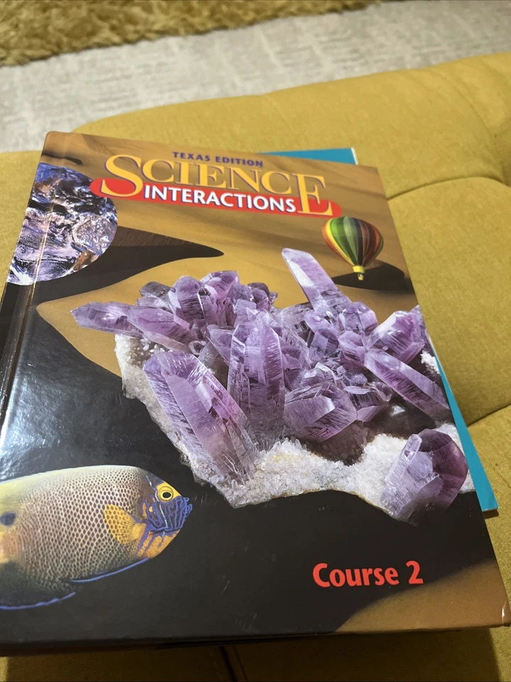 Science Interactions Texas Course 2 (7th-9th Hardcover And Activity Book Free 🎁 - Image 1 of 4