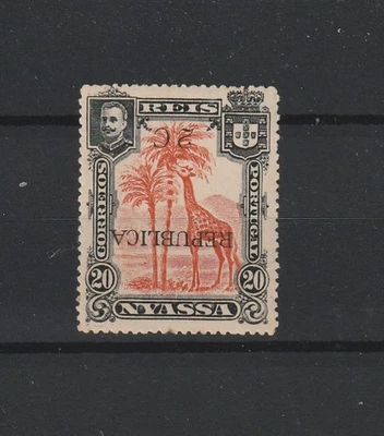 Portugal - Nyassa Co. República Local Buen Error MH 1 Foto 1 de 2