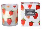 Gisela Graham Large Strawberries Candle Pot with Rose/Summer Berry Scent Candle