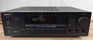 ONKYO TX-SV454 SINTO AMPLIFICATORE A/V CONTROL RECEIVER HOME THEATER 6 CH +PHONO - Foto 1 di 16