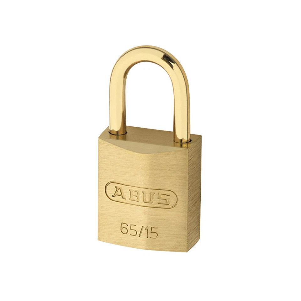 ABUS 80944 65MB/15mm Solid Brass Padlock Carded - Image 1 of 1