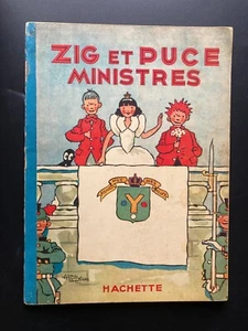 Saint Ogan Zig et Puce Ministres Hachette 1938 BON ETAT PLUS à TBE - Picture 1 of 12