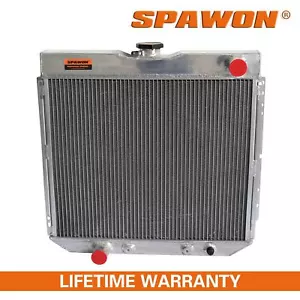 SPAWON Radiator For Ford Mustang Maverick Mercury Comet 1969-73 3Row AT Aluminum - Picture 1 of 8