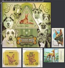 [phah] Dogs BY BREED - PHARAOH HOUND - 4 Stamps & 1 Souvenir Sheet - MNH - VF