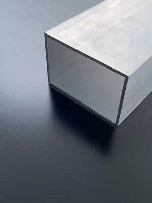 GOSMANN Vierkantrohr Aluminium blank Quadratrohr Hohlprofil Alu Rohr 10x10 bis 200x100mm