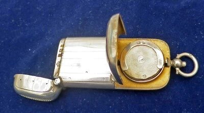 *V NICE Sterling Silver Sovereign Coin Vesta Case Birmingham Horace Woodward - Image 1 of 4