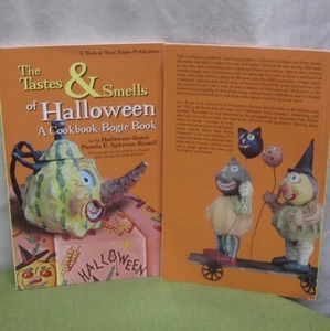 TASTES & SMELLS OF HALLOWEEN Cookbook w history Pamela Apkarian-Russell folk art - Picture 1 of 4