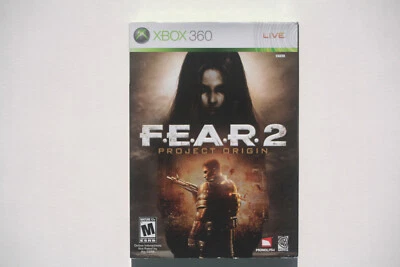 F.E.A.R. 2 Project Origin Xbox 360 US NTSC Factory Sealed Y-Fold w/ Slipcover - Image 1 of 4