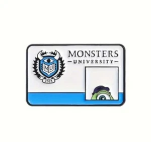 Animated Movie - Monsters University enamel pin - Mike's ID Card - Free Au Post - Picture 1 of 2