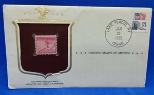 Historic Stamps of America 3rd OLYMPIC WINTER GAMES Commemorative LAKE PLACID - Picture 1 of 2