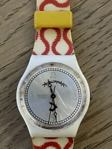 SWATCH WATCH VIVIENNE WESTWOOD GW134P "ANGLOMANIA" (2001) EXTREMELY RARE. - Picture 1 of 3