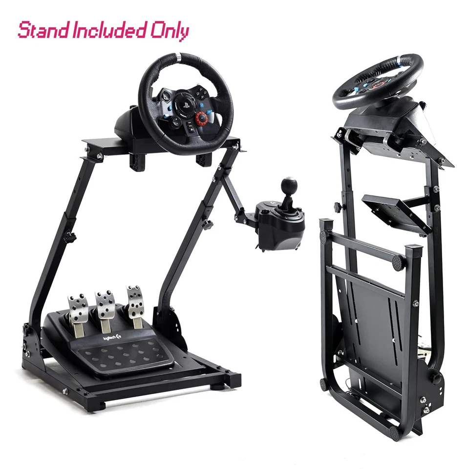 Minneer Foldable Racing Steering Wheel Stand Fit Logitech G29 G920 G923 Xbox PC - Image 1 of 1