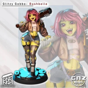 Gaz Minis SFW/NSFW Figur: Glitzy Gobbo Bashbelle - Resin, 32/75mm - Bild 1 von 8