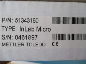 METTLER TOLEDO 51343160 ELECTRODO COMBINADO MICRO PH INLAB - Imagen 1 de 6