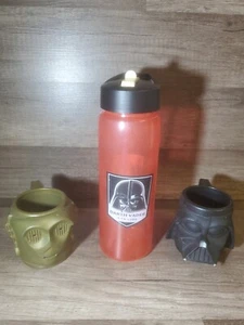 Konvolut 3 Star Wars Tassen und Flasche - Bild 1 von 6