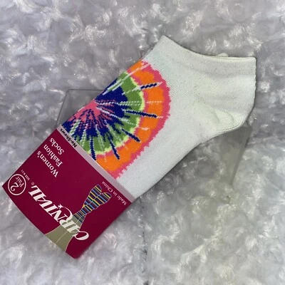 Paquete de 2 pares de calcetines de moda para mujer sin espectáculos por calcetín de carnaval talla 9-11 Foto 1 de 4