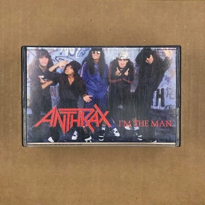 ANTHRAX Cassette Tape 80s Metal Thrash IM THE MAN SABBATH BLOODY SABBATH - Image 1 of 4