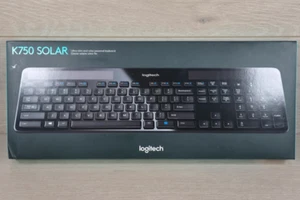 Logitech K750 920-002912 Solar Wireless Keyboard Ultra Slim - New/Sealed - Picture 1 of 7