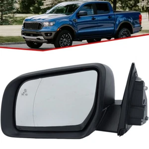 Driver Left Side Mirror For Ford Ranger 2019-2021 2022 Manual Fold Blind Spot - Foto 1 di 14