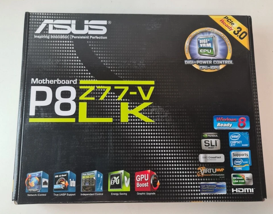carte mere Asus p8z77-v LK socket intel lga1155 lga 1155 h77 p8 z77 v LK - Photo 1/4