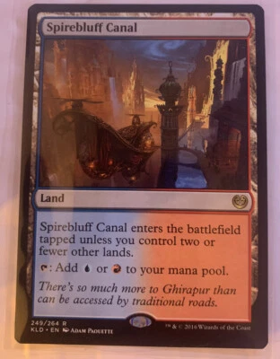 Spirebluff Canal MTG Kaladesh Rare Land Near-Mint x1 SC3 - Image 1 of 4