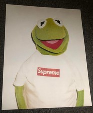 supreme kermit poster framed