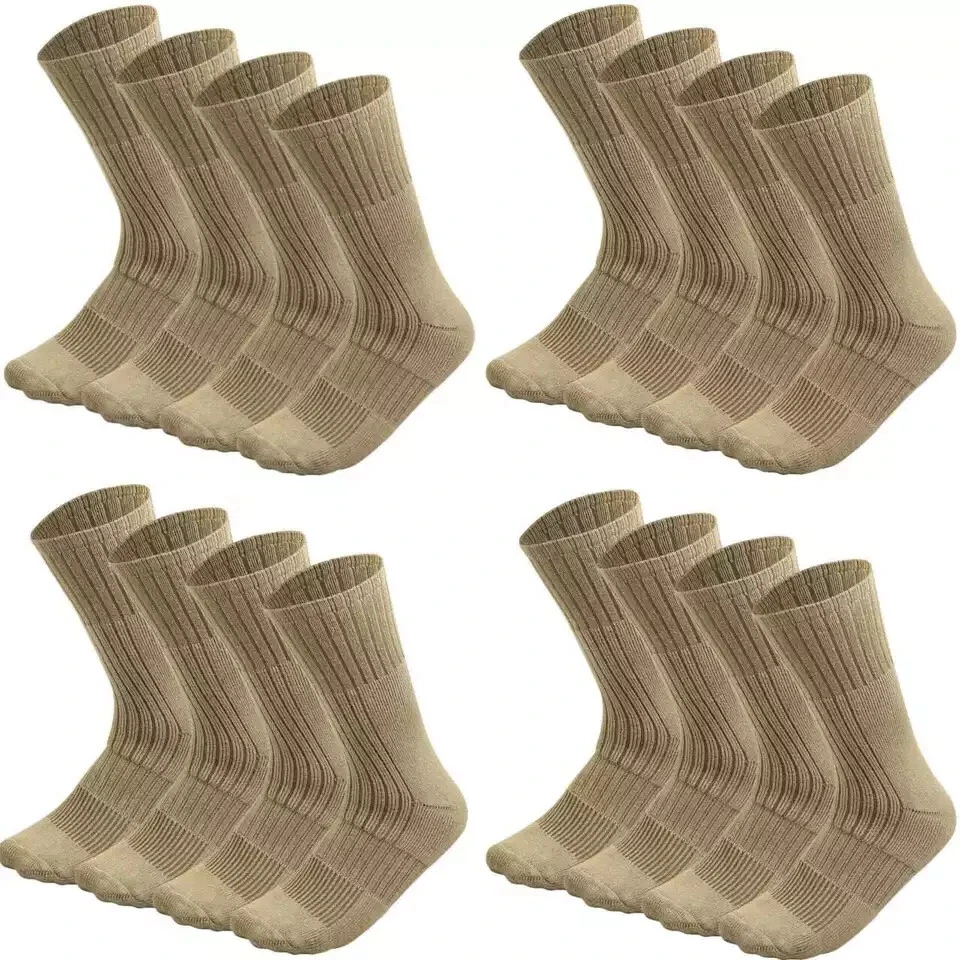 Wholesale Mens Beige Army Military Socks Combat Trekking Hiking Size 10-13,13-15 - Image 1 of 1