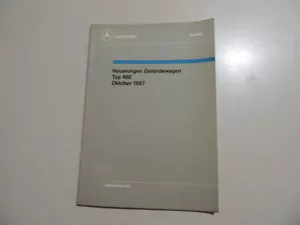 10.1987 manuale officina scrittura introduttiva Mercedes-Benz W460 250 GD - Foto 1 di 11