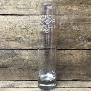 Hortense B Hewitt 25th Anniversary Glass Budvase - Picture 1 of 5