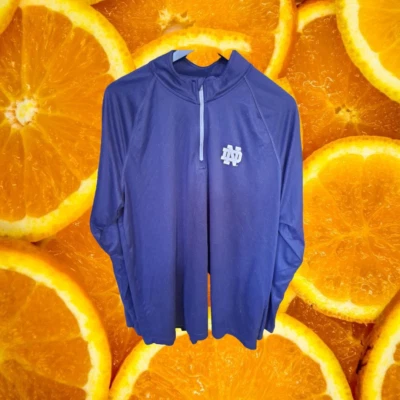 Under Armour 1/4 Zipper Notre Dame Pullover Size XL - Image 1 of 4