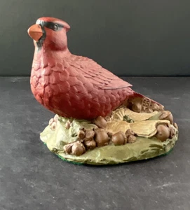 Vintage 1981 James Palmer Jr JLP Red Cardinal Bird Figurine #55 Tom Clark Gnomes - Picture 1 of 17