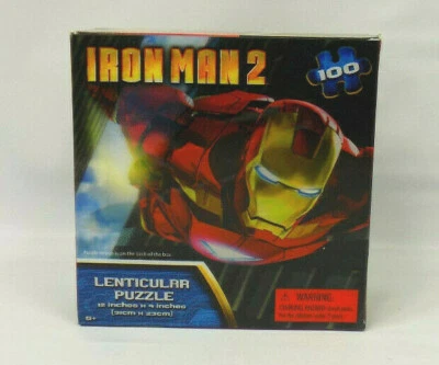 Rompecabezas Cardinal Marvel Iron Man 2 2010 lenticular 100 piezas nuevo sellado Foto 1 de 4
