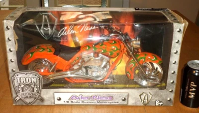 [Arlen Ness Iron Legends] 1/6 Scale Custom Motorcycle, [15" LONG] DIE CAST TOY - Image 1 of 4