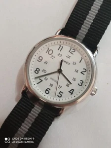 OROLOGIO TIMEX INDIGLO WEEKENDER TW2P72200 BLACK AND WHITE - Foto 1 di 8