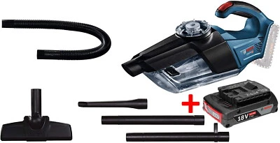 Bosch Professional Akku-Sauger GAS 18V-1, 2 x Saugrohre und Bosch 1 x 2 Ah Akku - Bild 1 von 4