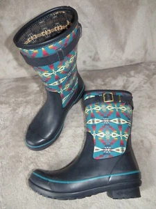 Pendleton Heritage Tucson türkisfarbene Damenstiefel US 9/40 wasserdicht Regen aztekisch - Bild 1 von 18