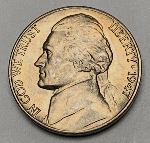 1947-S Jefferson Nickel ***XF*** Some Toning Cover