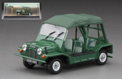 MODELLINO AUTO STATICO VITESSE AUSTIN MINI MOKE 1968 VERDE 2 FIGURES SCALA 1:43 - Immagine 1 di 4