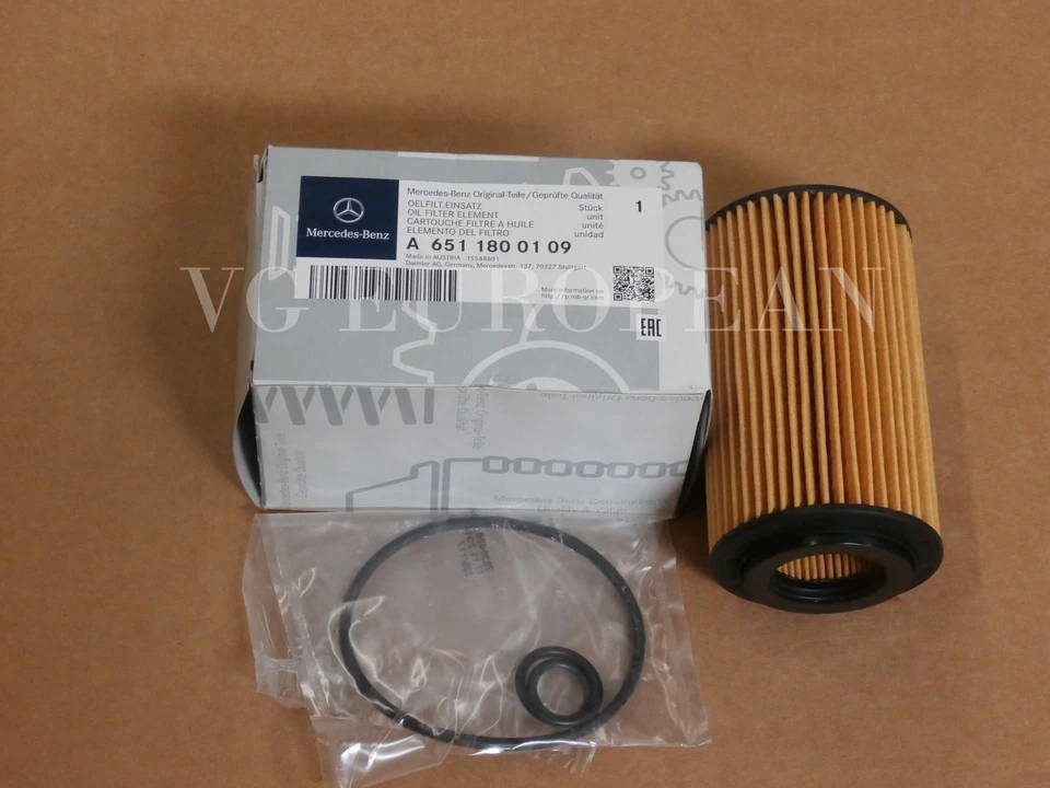 梅赛德斯-奔驰 正品 E GLE GLK ML 弹簧 - 级发动机机油过滤器套件 全新 — 第 1/1 张图片