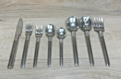 Pfaltzgraff * CROSSROADS Glossy Stainless Flatware YOUR CHOICE - CHOOSE (45) - Image 1 of 3