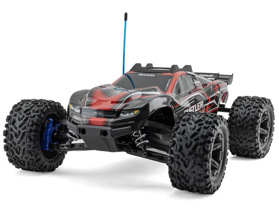 Traxxas 67164-4-RED - Rustler BL-2S 1/10 4X4 Stadium Truck RTR Red