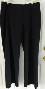 Chicos Black Ultimate Fit Wide Leg Dress Pants Brunswick Haydon Size 3 NWT - Picture 1 of 5