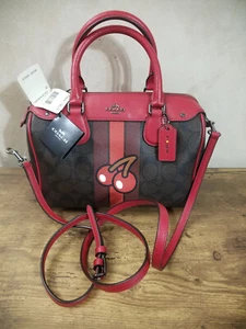 NEU Coach Mini Bennet rot Pacman Umhängetasche Handtasche ~ F56650 325,00 $ - Bild 1 von 11