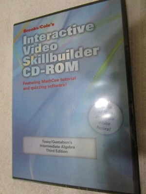 Tussy/ Gustafson's Intermediate Algebra Third Edition CD-ROM--FREE SHIPPING - Image 1 of 3
