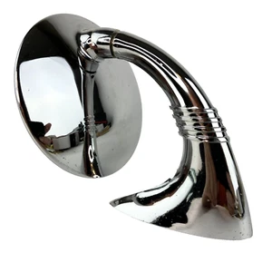 Century Boat Rear View Mirror 4" Round Dash Mount Ski 1940's-1950's Art Deco - Picture 1 of 10